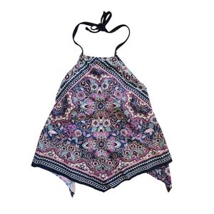 Kona Sol Mandala Halter Bikini Top  Small